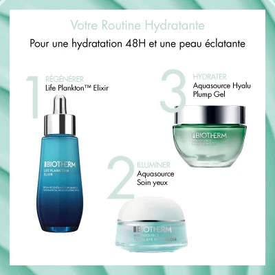 Biotherm Aquasource Total Eye Revitalizer Gel Contour Des Yeux à La Caféine - Image 2