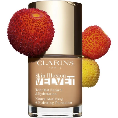 Clarins Skin Illusion Velvet Fond De Teint Mat Naturel & Hydratation - Image 2